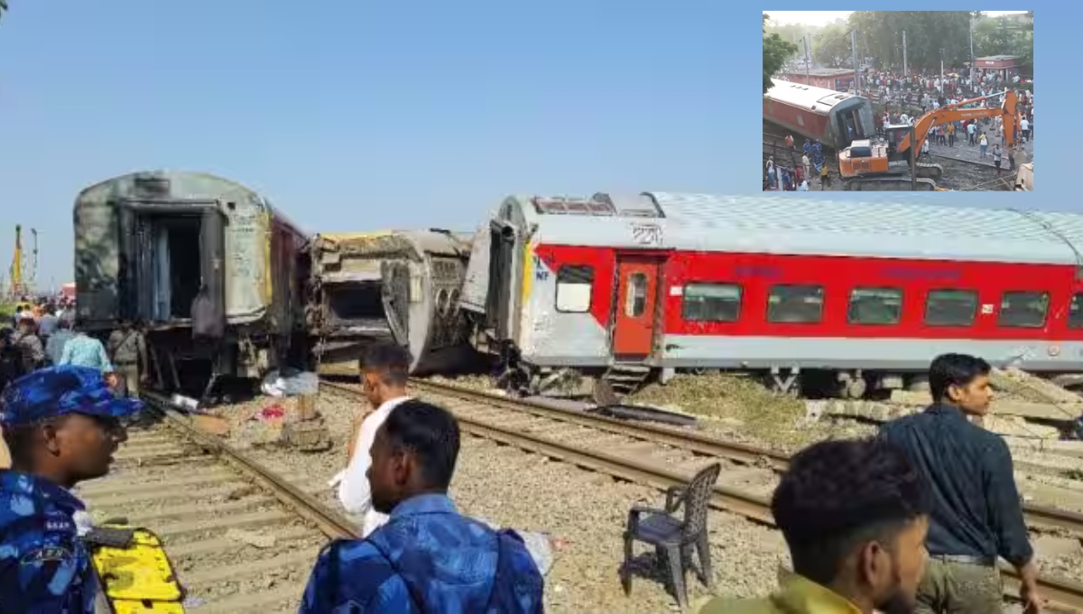 North East Express Train Derails in Bihar