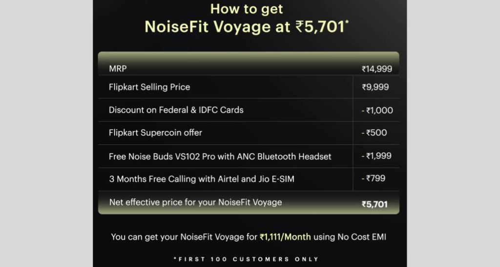 Launch Details and Offers of Noise Voyage