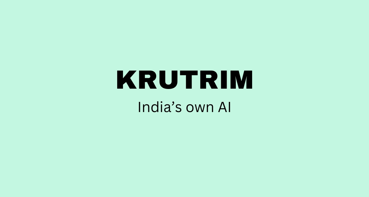 Ola CEO Bhavish Aggarwal Introduced Krutrim AI